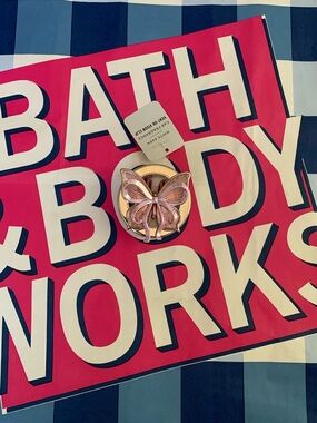NWT Bath & Body Works Bowterfly Car Vent/Visor Clip